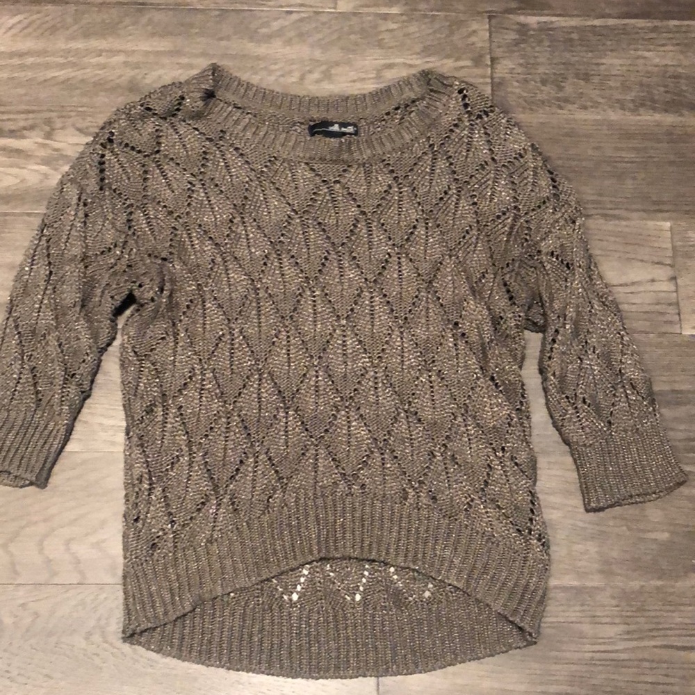 Hi Lo crochet sweater